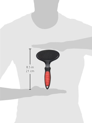 Mikki Dog, Cat, Puppy, Kitten Grooming Soft Pin Slicker Brush -For Knot, Tangle -Lrg-XLrg Pet-XLarge