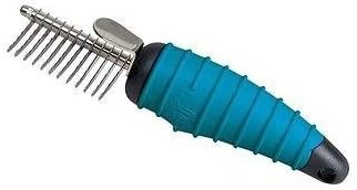 Ergonomic Dog Grooming Tools - Dematting Combs Rakes and Splitters for Dogs(12 Blade Comb)