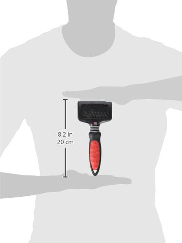 Mikki Dog, Cat, Puppy, Kitten Grooming Soft Pin Slicker Brush -For Knot, Tangles -Sml-Med Pet-Small