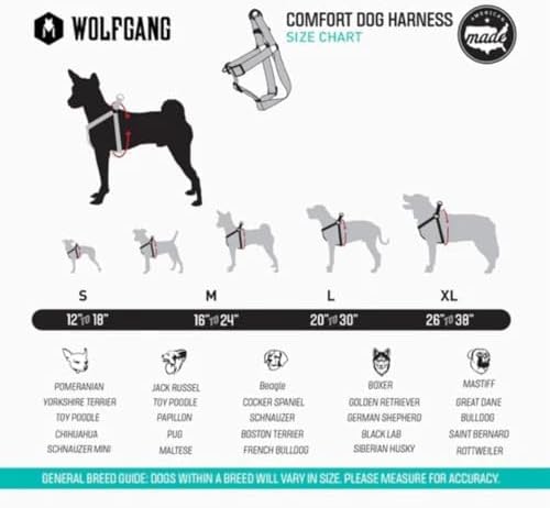 Wolfgang Heavy Duty Adjustable Dog Harness, Pull-Tested to Over 800 lbs for Walking & Training, Daydream Print, Extra Large