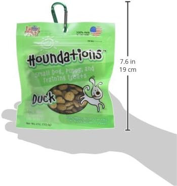 Loving Pets Houndations Duck Training Treats Dog Treat, 4 Oz/One Size (Pack of 2)