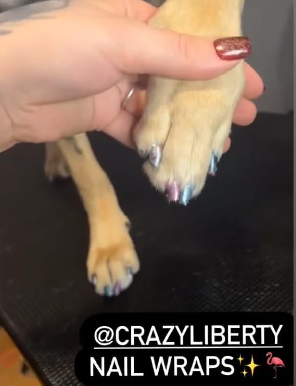 Pet Nail Polish Wraps