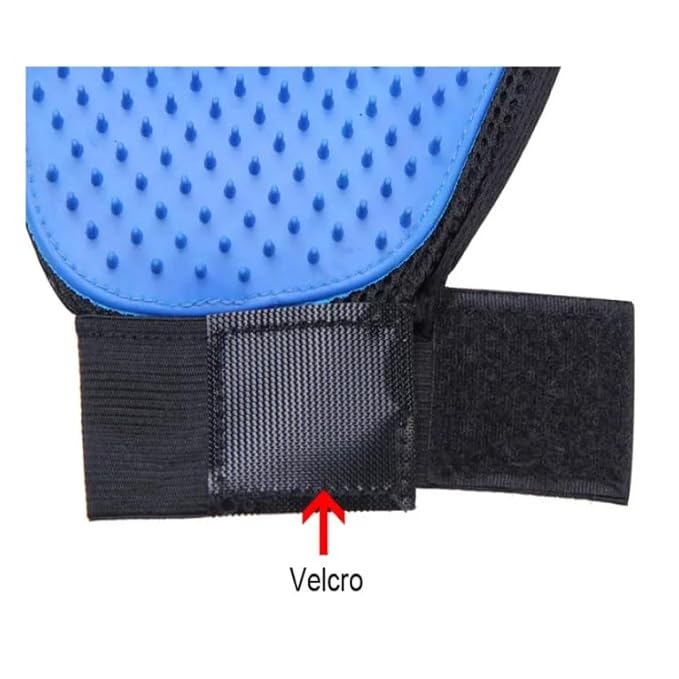 Home Life | Pet Grooming | Gentle | Efficient Hair Fur Removal | Bath | Pet Glove Brush (Black - Right & Left Hand)