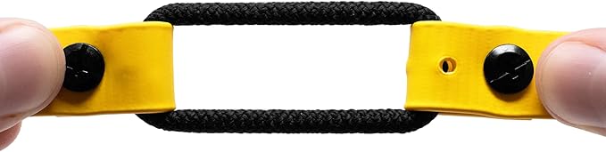 Educator 1-Inch Dog Training Collar Strap – ONLY Fits FE-580, ET-800 & UL-1200 Receivers – NOT Compatible with Mini Educator (ET-300/ET-400) – Quick Snap Biothane Bungee Collar, Yellow