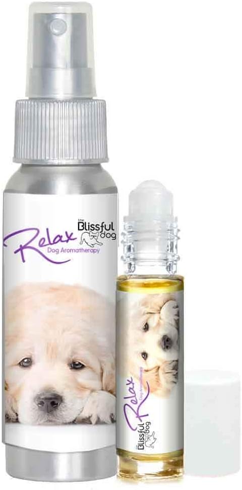 The Blissful Dog Golden Retriever Relax Roll-ON Aromatherapy for Dogs - Anxiety Relief for Dogs