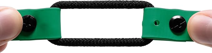 Educator 1-Inch Dog Training Collar Strap – ONLY Fits FE-580, ET-800 & UL-1200 Receivers – NOT Compatible with Mini Educator (ET-300/ET-400) – Quick Snap Biothane Bungee Collar, Green