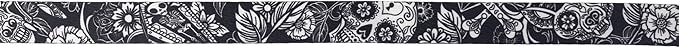 Wolfgang Heavy Duty Martingale Dog Collar with Quick Release Nylon Buckle for Walking & Training, LosMuertos Print, Large