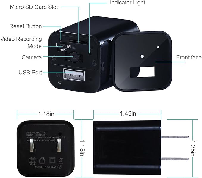 1080P HD Indoor Security Camera with Motion Detection, Pet Cam for Home/Pet Monitoring, No-WiFi