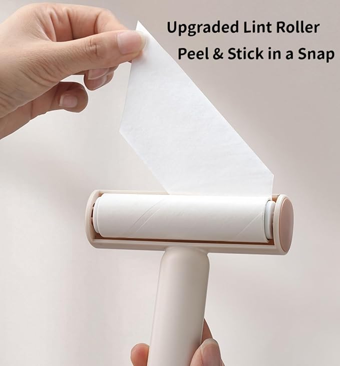 3-in-1 Pet Grooming Combs for Matted Hair Dogs/Cats,Stainless Grooming Comb with Short & Long Teeth,With a Lint Roller for Dust & Hair,Hidden Dematting Comb for Long Hair,Easy to Use and Clean White
