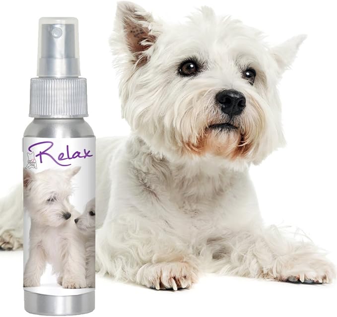 The Blissful Dog West Highland White Terrier Relax Dog Aromatherapy Spray for Your Dog's Anxiety