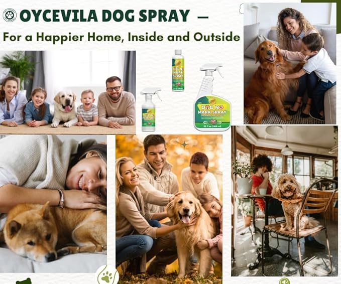 33.6oz Dog Pee Stopper Spray - Prevent Indoor Urine Marking - Puppy Housebreaking Training Aid