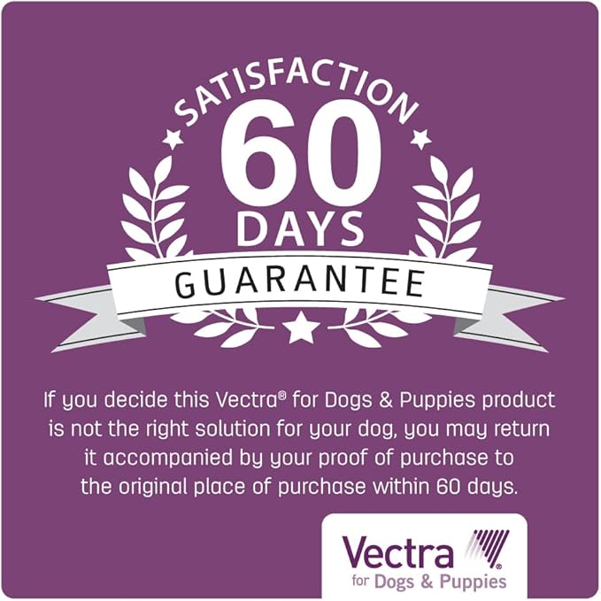 Vectra® for Dogs & Puppies Flea Treatment & Prevention for Large Dogs (56-100 lbs.) 3-Month Supply