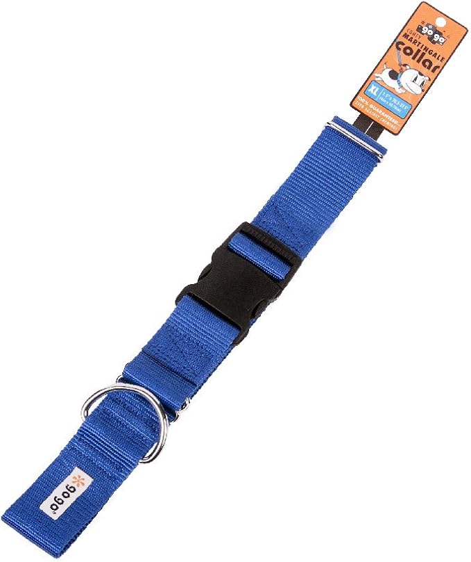 GOGO Pet Products Martingale Gentle Training Collar, X-Large, Blue