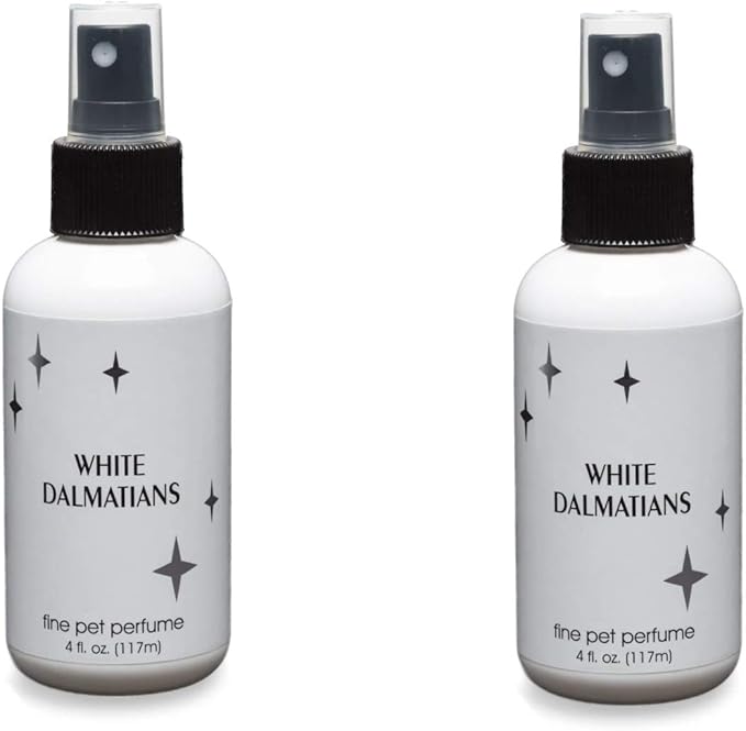 Designer Pet Colognes, Pet Fragrances for The Best Smellers. (2) 4oz Bottles (White Dalmatians)