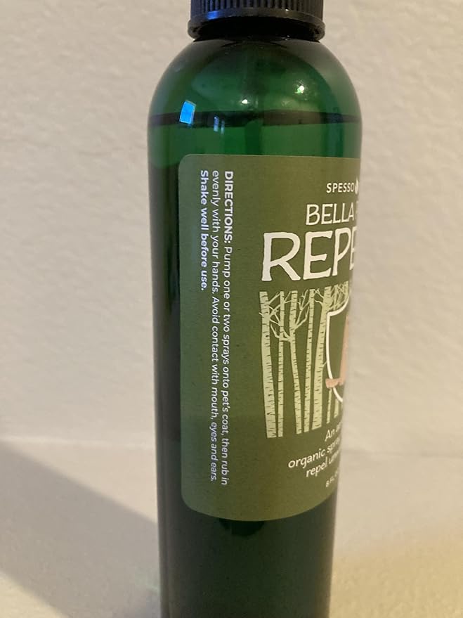 Repello Flea and Tick Spray for Dogs - Gentle & Effective Against Mosquitoes, Ticks, and Fleas - Made with Pure Organic Essential Oils