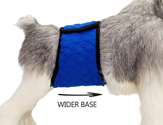 Mkono Male Dog Belly Band Wraps Washable Dog Diapers Male for Small and Medium Dogs (3 Pack), Waist 11.8 Inches to 15.7 Inches