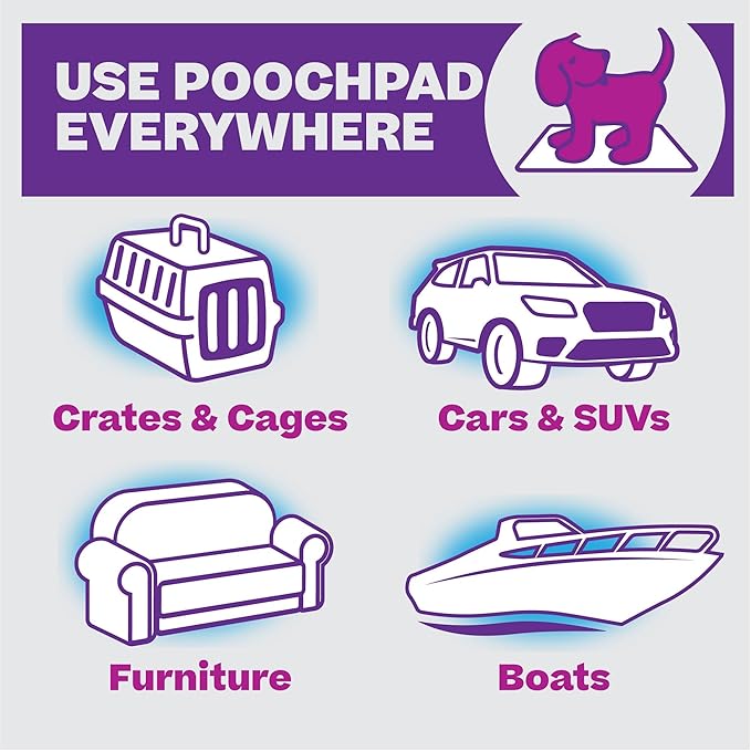 PoochPad Original Washable, Reusable Potty Pad (X-Large) - Unmatched Odor Control, Leakproof Puppy Training Pee Pad