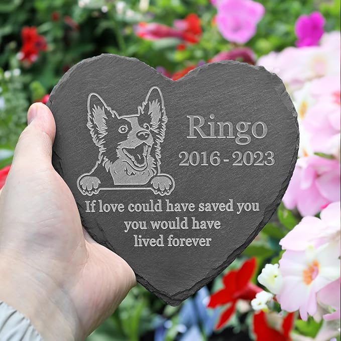 Bobtail Headstone, Bobtail Grave Stone, Bobtail Tombstone, Bobtail Grave Markers, Bobtail Garden Stone