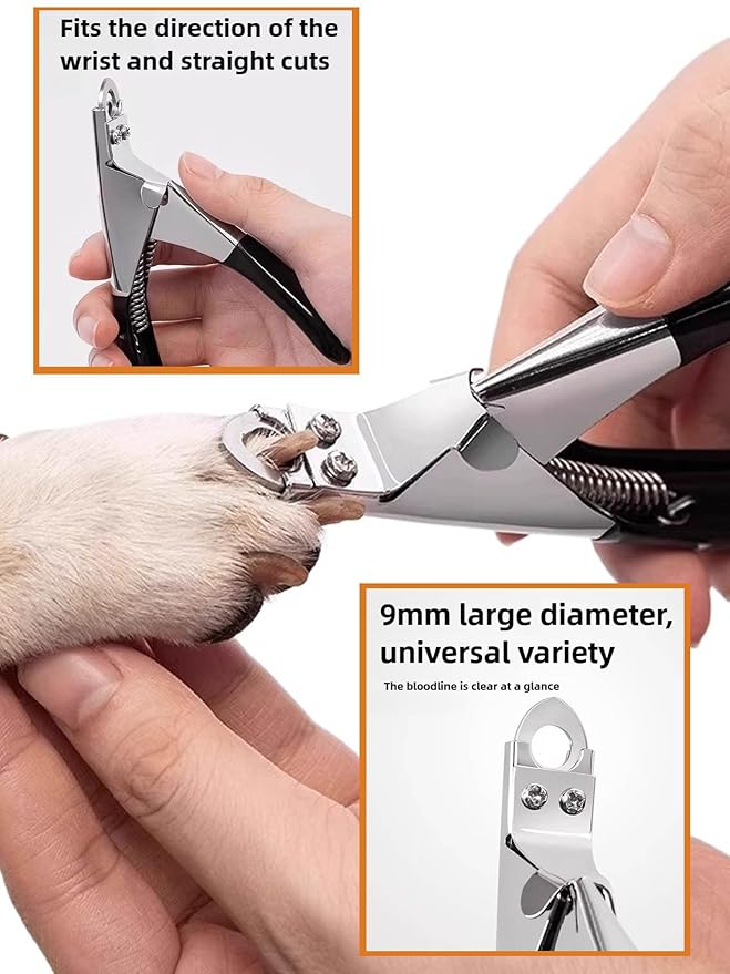 3-in-1 Pet Grooming Kit: Detangling Comb & Self-Cleaning Rotating Brush for Dogs Cats - Stainless Steel Teeth, Slicker Brush Alternative, Tangle Remover, Shedding Tool w/Dog Nail Clipper