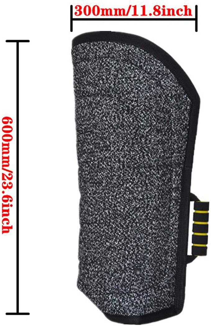Morezi Dog Bite Sleeve Training Protection, Heavy Duty Nylon Durable, Fit Pit Bull German Shepherd Malinois, Puppy Small Dogs Training Biting Tugging War Toy - Black White