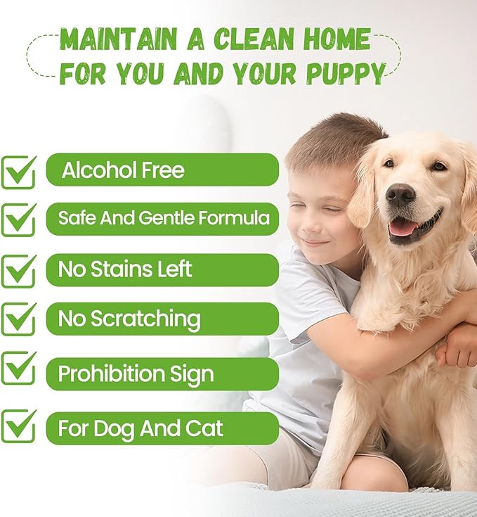 No Chew Spray for Dogs, Bitter Apple Spray for Dogs Cats Anti Chewing Licking from Furniture, Bandages, Dog Training & Behavior Aids Spray, Indoor & Outdoor Use, 200ML (Colorless, 1-Pack)