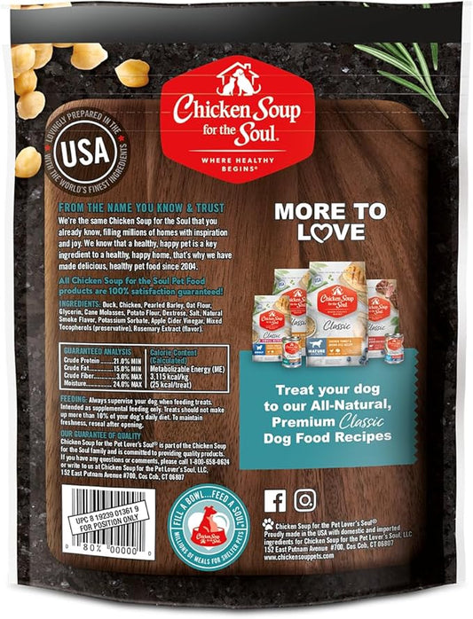 Chicken Soup for the Soul All Natural Premium Savory Sticks Soft & Chewy Dog Treats, Real Duck First Ingredient, No By-Products, Artificial Colors, Flavors or Preservatives, Duck, 4.5oz