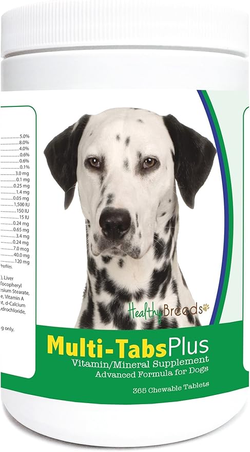 Healthy Breeds Dalmatian Multi-Tabs Plus Chewable Tablets 365 Count