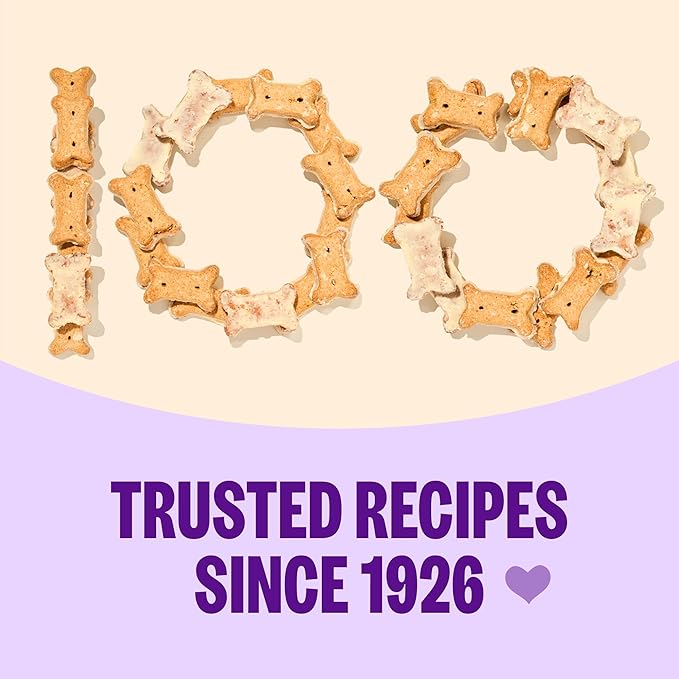 Wellness Old Mother Hubbard Classic Bac'N'Cheez Dog Biscuits, Natural Training Treats, Bacon and Cheese Flavor, Small Size, 20 oz Bag