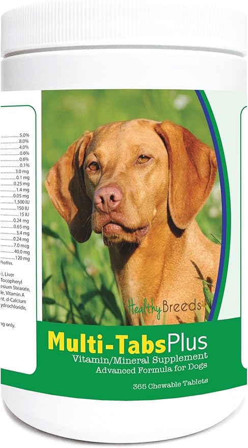 Healthy Breeds Vizsla Multi-Tabs Plus Chewable Tablets 365 Count