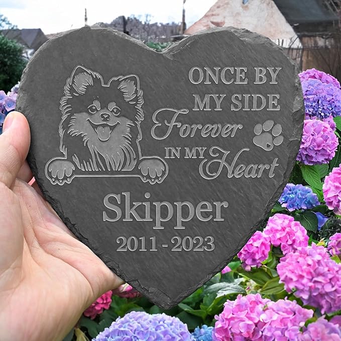 Pomeranian Memorial Gifts, Pomeranian Memorial Stone, Pomeranian Keepsake, in Loving Memory Pomeranian