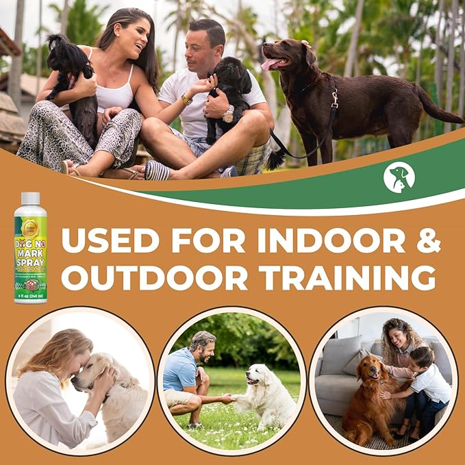 8oz Natural Pet Spray for Encouraging Good Bathroom Habits in Dogs - Not Here Dog Spray Training Spray to Stop Dogs from Marking