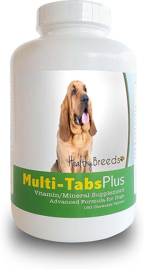 Healthy Breeds Bloodhound Multi-Tabs Plus Chewable Tablets 180 Count
