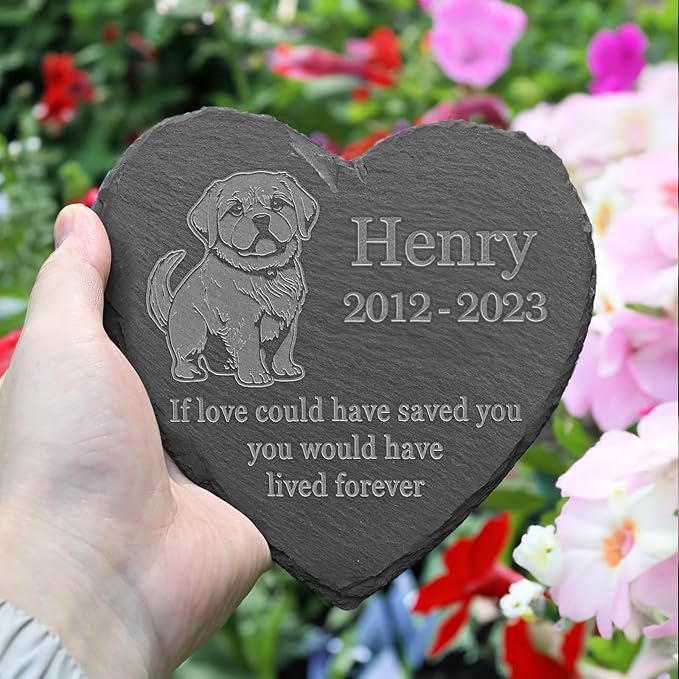Dog Headstone, Dog Grave Stone, Dog Tombstone, Dog Grave Markers, Dog Garden Stone