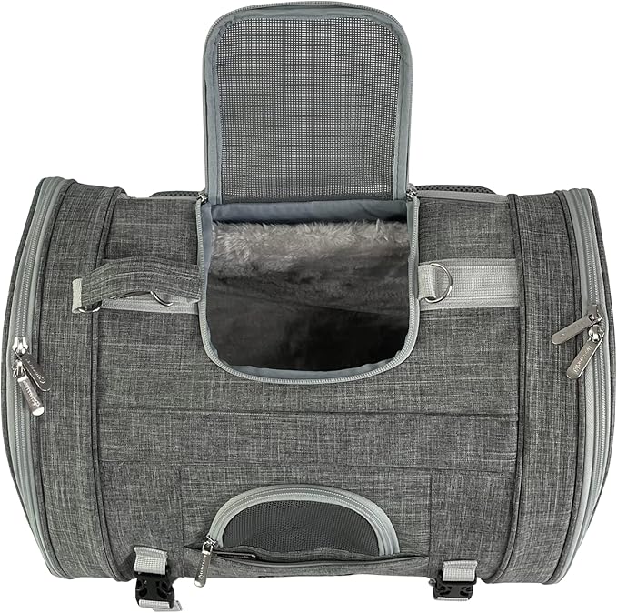 Mr. Peanut's Monterey Series Convertible Backpack Airline Approved Pet Carrier for Small Pets, Please Check Sizing