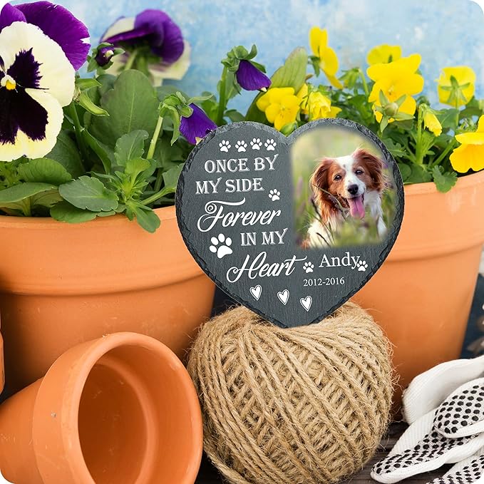 Memorial Gifts for Loss of Dog Custom Dog Memorial Stone, Pet Memorial Gifts, Pet Memorial Stones, Cemetery Decorations for Graves, Cat Memorial Gifts