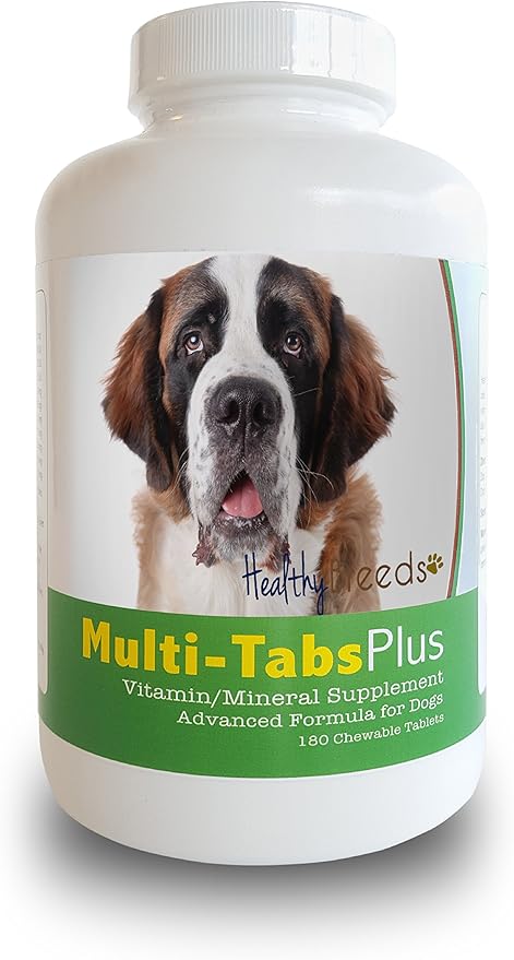 Healthy Breeds Saint Bernard Multi-Tabs Plus Chewable Tablets 180 Count