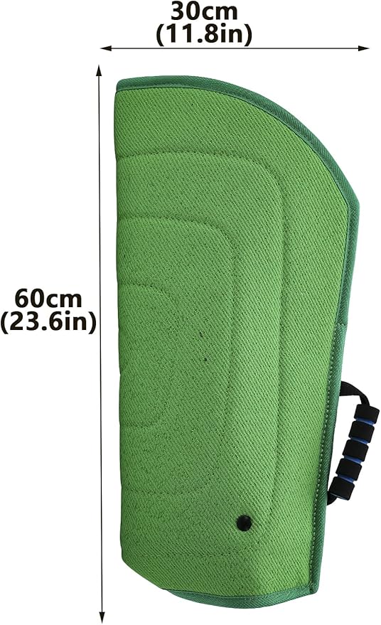 Dog Bite Sleeve Training Protection, Heavy Duty Nylon Durable, Fit Pit Bull German Shepherd Malinois, Puppy Small Dogs Training Biting Tugging War Toy - Dark Green
