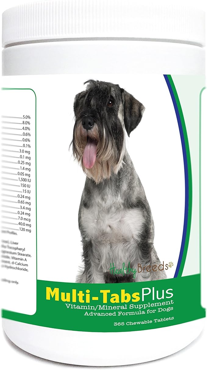 Healthy Breeds Standard Schnauzer Multi-Tabs Plus Chewable Tablets 365 Count