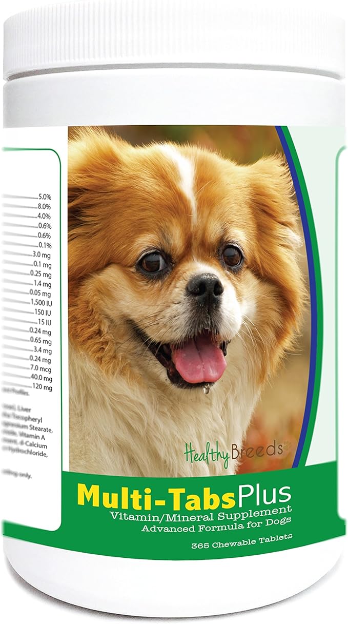 Healthy Breeds Tibetan Spaniel Multi-Tabs Plus Chewable Tablets 365 Count