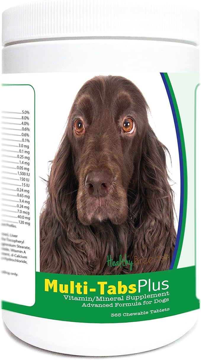 Healthy Breeds Field Spaniel Multi-Tabs Plus Chewable Tablets 365 Count
