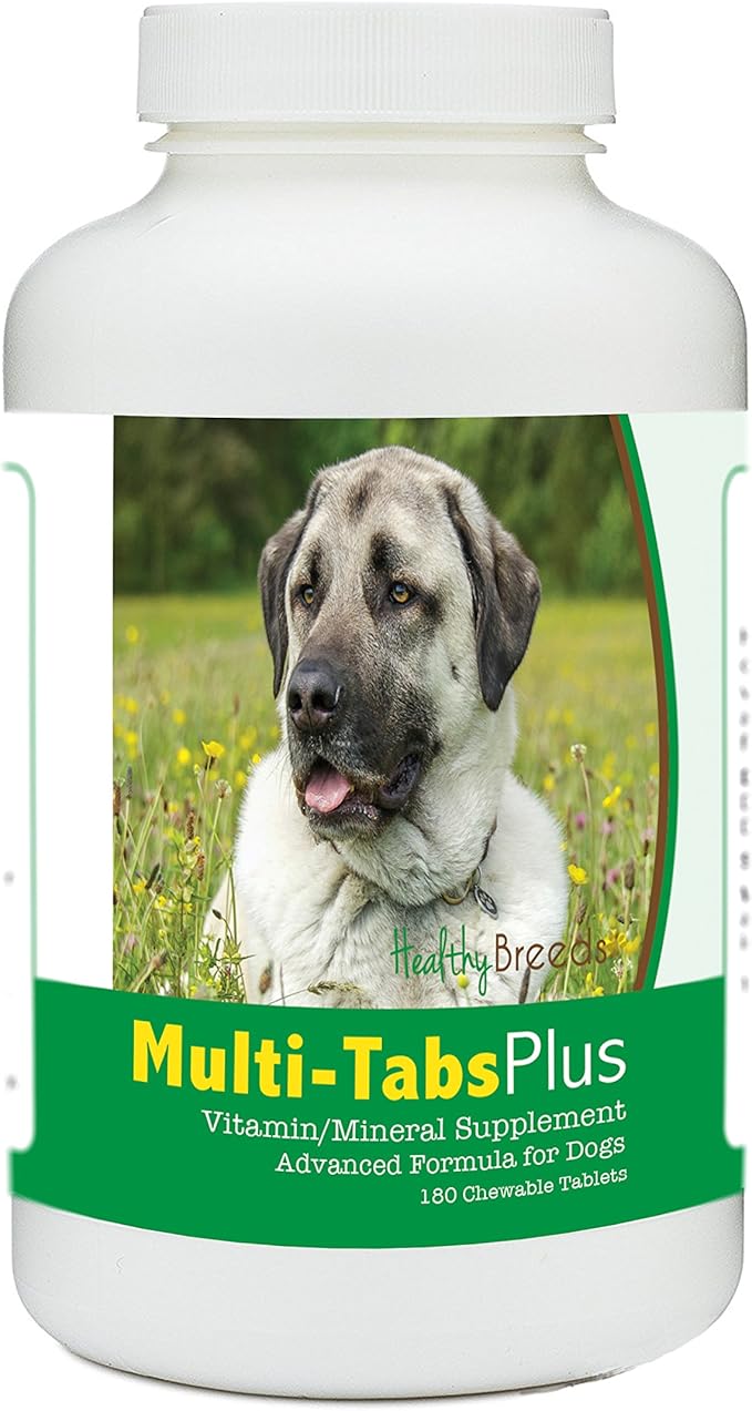 Healthy Breeds Anatolian Shepherd Dog Multi-Tabs Plus Chewable Tablets 180 Count