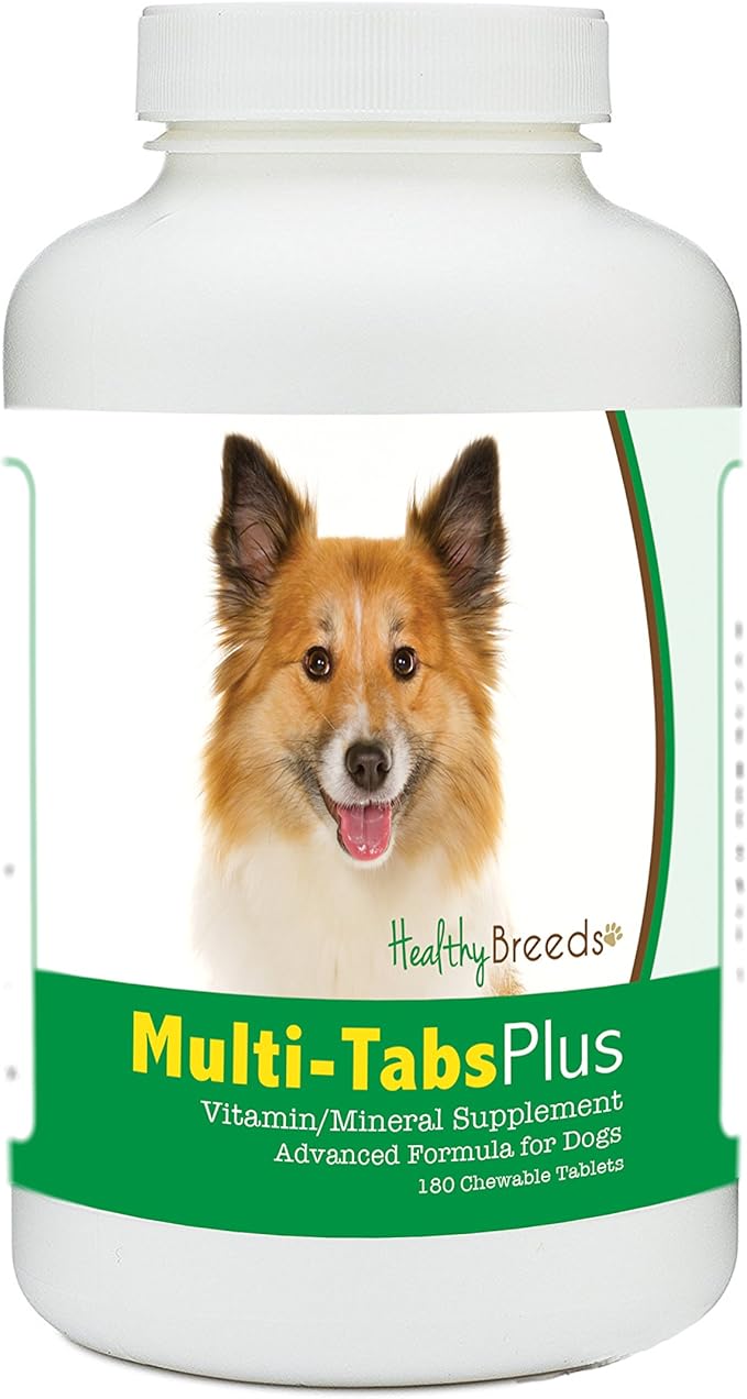 Healthy Breeds Icelandic Sheepdog Multi-Tabs Plus Chewable Tablets 180 Count