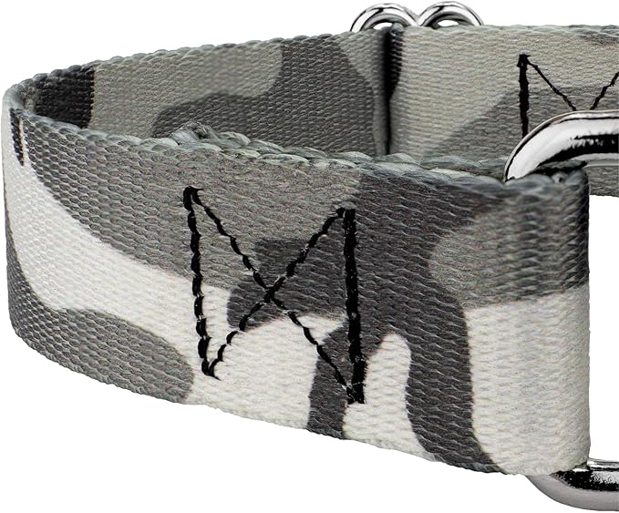 Country Brook Petz - Urban Camo Martingale Dog Collar - Camouflage Collection Featuring Rugged Designs (5/8 Inch, Small)