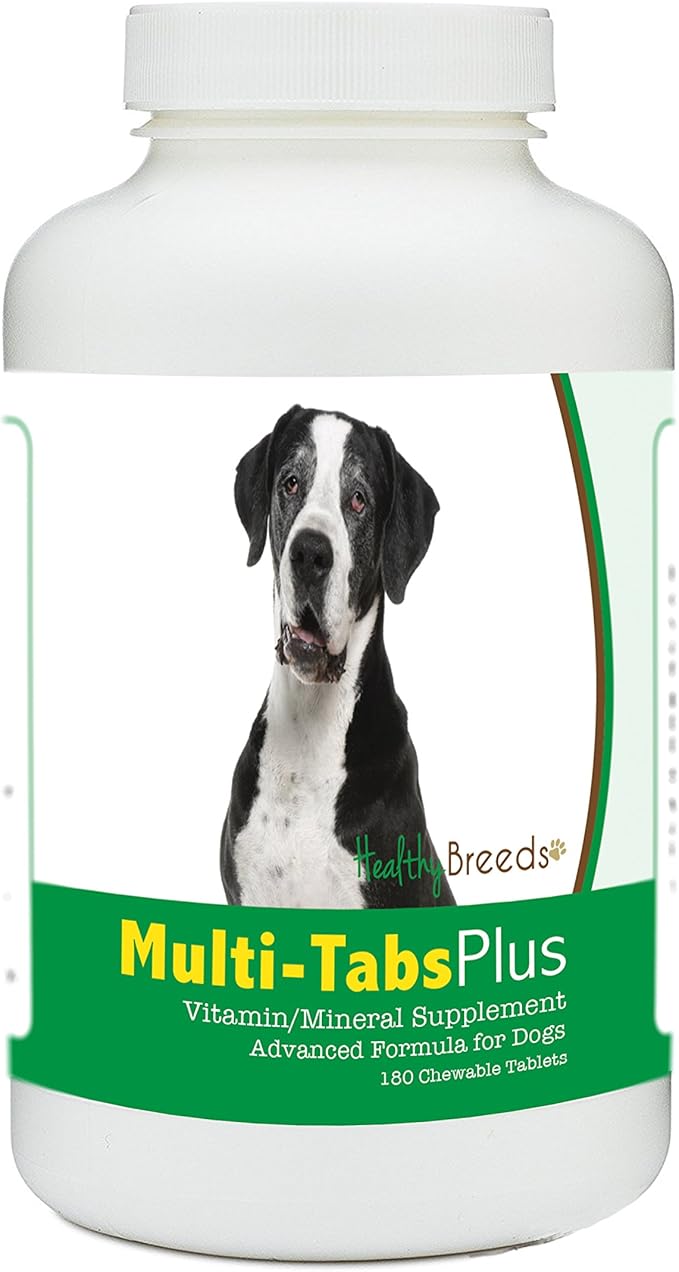Healthy Breeds Great Dane Multi-Tabs Plus Chewable Tablets 180 Count