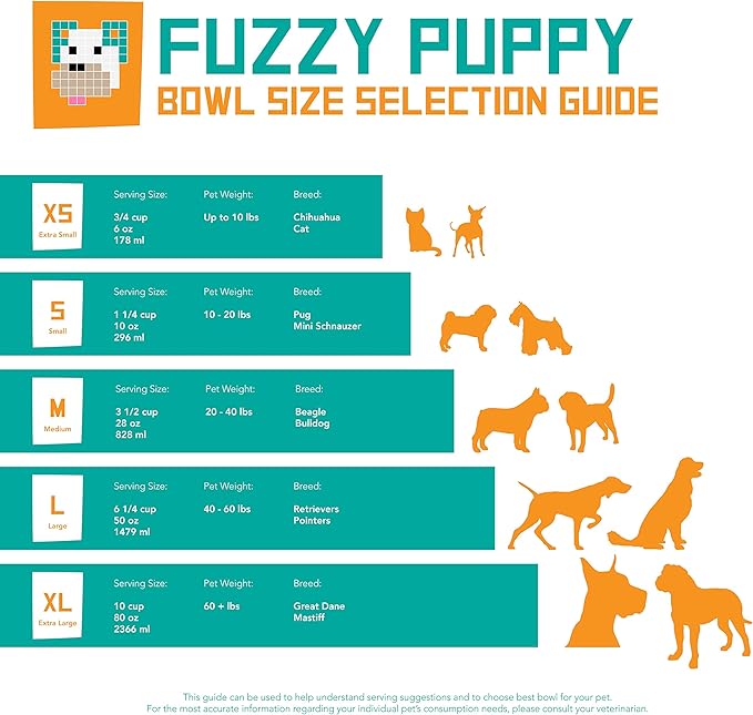 Standard Feeding Bowl for Every Pet Size, Fits into Raised Feeders, Metallic Silver, Stainless Steel, 5 Quart (STFD-5Q)