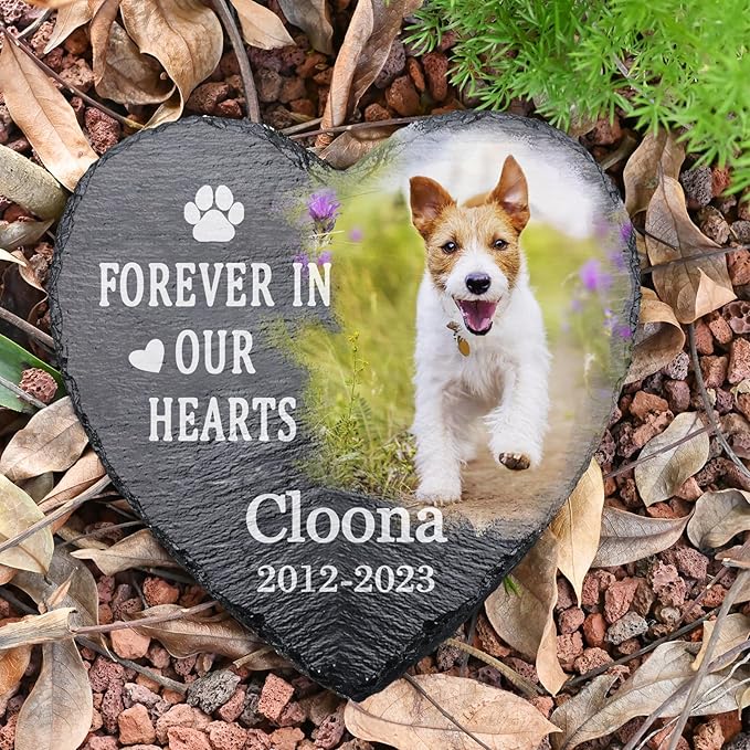 Pet Memorial Gifts, Personalized Dog Memorial Stone, Loss of Dog Sympathy Gifts, Dog Grave Stone, Pet Bereavement Gifts, Remembrance Gifts for Loss of Pet, Pet Memorial Stones