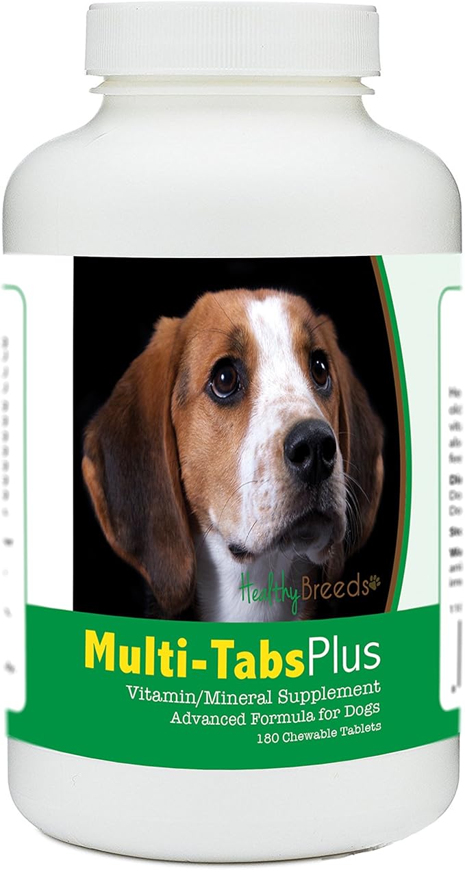 Healthy Breeds American English Coonhound Multi-Tabs Plus Chewable Tablets 180 Count