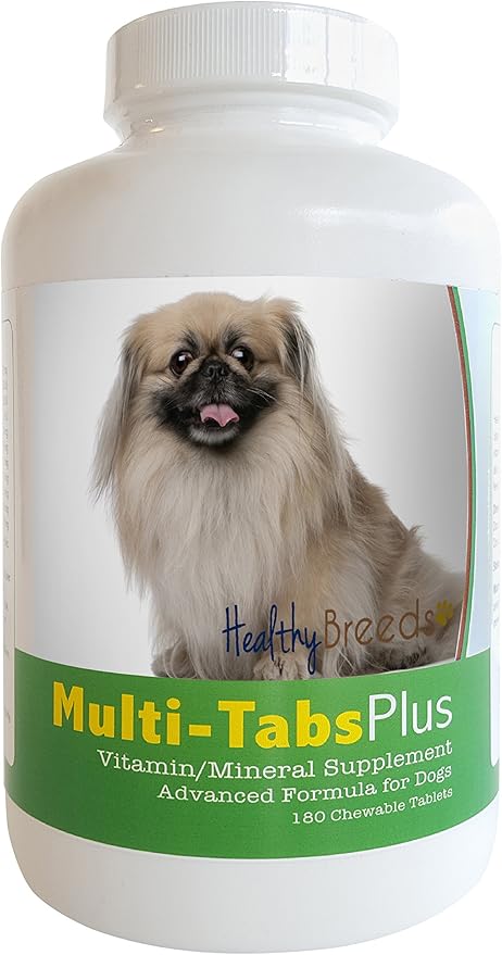 Healthy Breeds Pekingese Multi-Tabs Plus Chewable Tablets 180 Count
