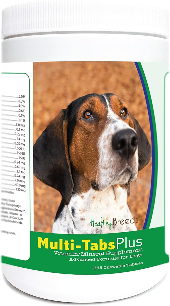 Healthy Breeds Treeing Walker Coonhound Multi-Tabs Plus Chewable Tablets 365 Count