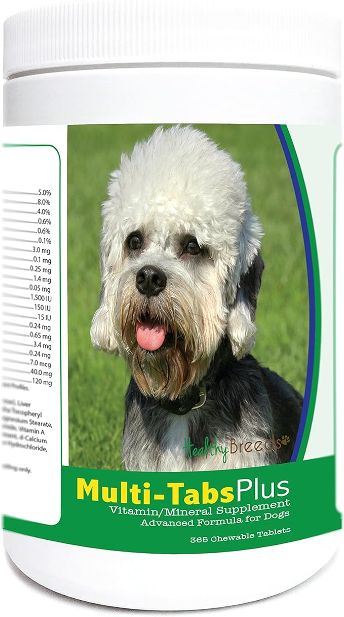 Healthy Breeds Dandie Dinmont Terrier Multi-Tabs Plus Chewable Tablets 365 Count